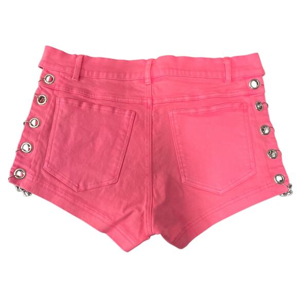 Andrew Christian Chain Shorts Hot Pink 32" Waist 2" Inseam - Picture 6 of 10